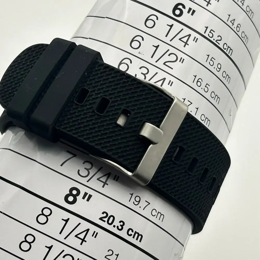 LENQIN Black Minimalist Men’s Digital Watch Working New Battery
